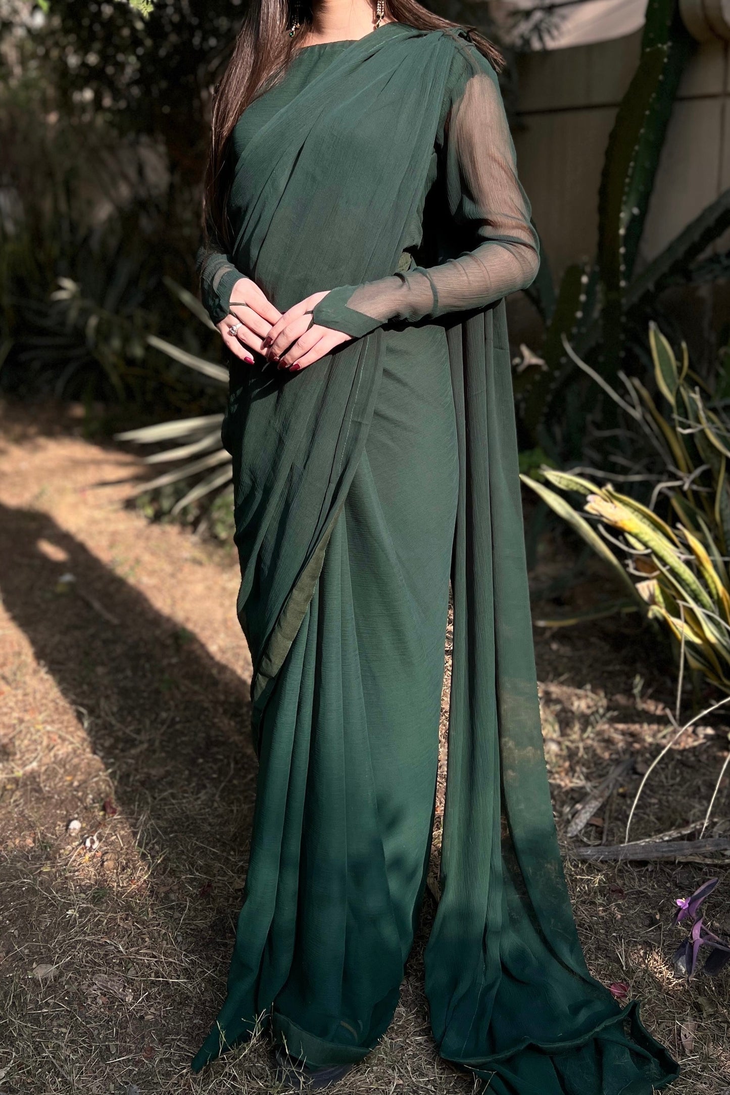 MONGIYA CHIFFON SAREE