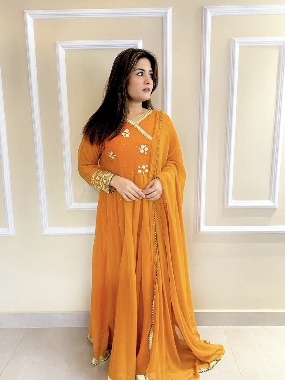 Orange Dress